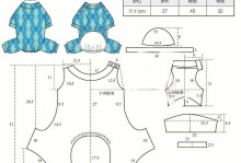 宠物狗的衣服制作-宠物狗衣服制作图纸及尺寸标注