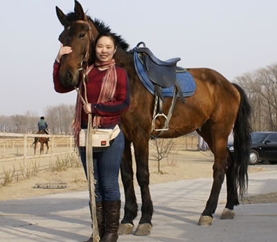 宠物马被美女骑压-宠物马被美女骑压了